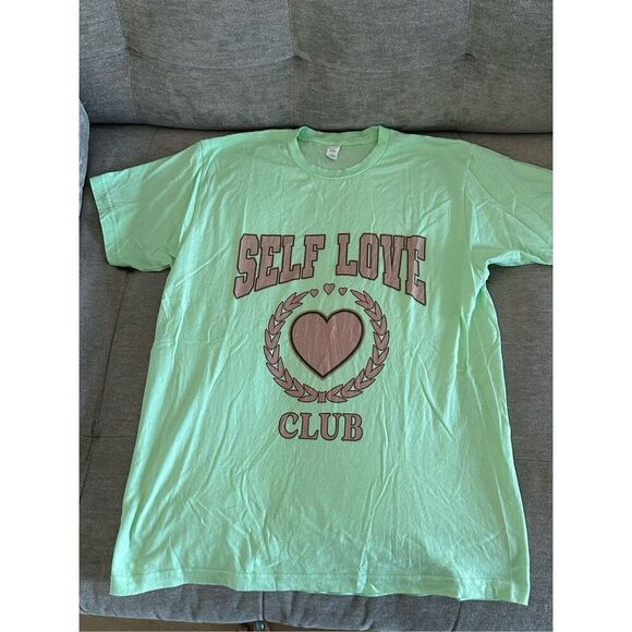 Self‎ Love Club t-shirt size large - Picture 1 of 3